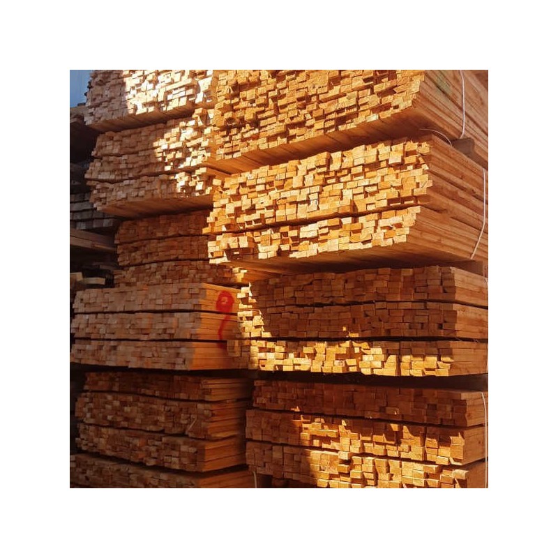 Listón de madera de pino a medida - Madera de pino natural