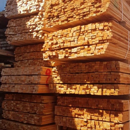 Listón de madera de pino a medida - Madera de pino natural
