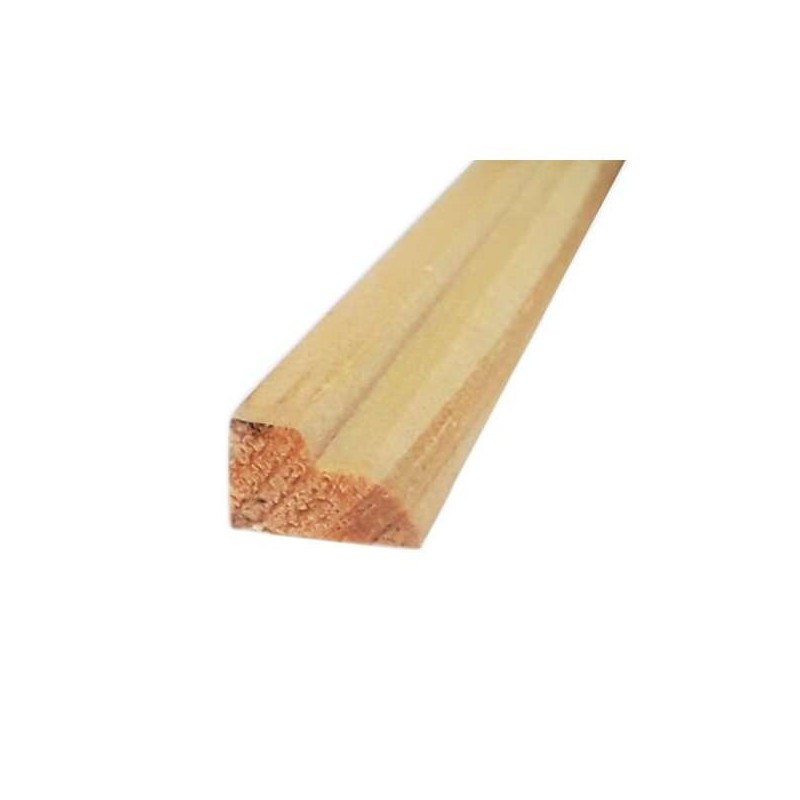 Moldura Contravidrio 8 x 12.5 mm. De 3 mts.