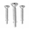 Tornillos 8 x 1"1/4 Aleteados Punta mecha x 100 un.